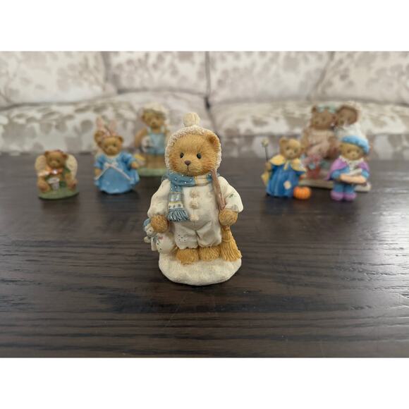 Lot of 8 Collectible Cherished Teddies Bear Figurines - Picture 4 of 10